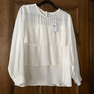NWT Cream Blouse by J Jill